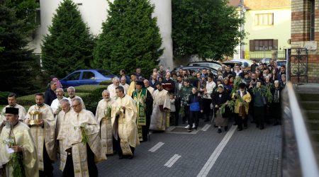 Procesiune de Florii la Catedrala mitropolitană din Sibiu